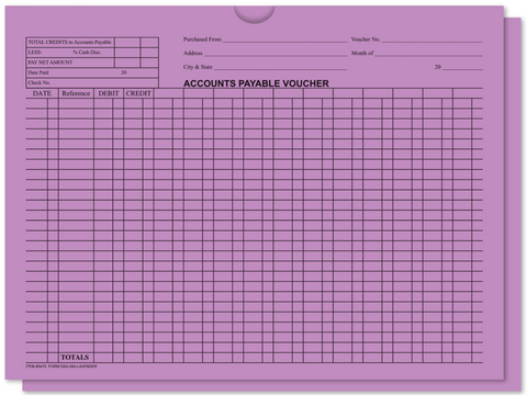 Accounts Payable Voucher Envelopes DSA - 100