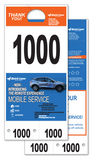 Adver-Tags Custom Number Tags 5.5X11.75 - *Call for custom Pricing!