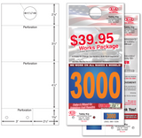 Adver-Tag/Post Card Reply Number Tags 5.5X11.75 - *Call for Pricing!