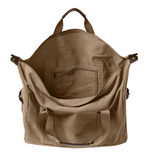 Canvas Duffel Bag - Brown