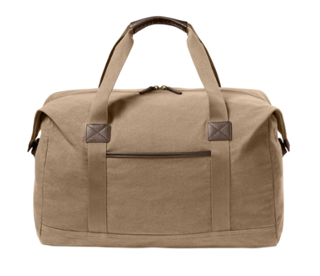 Canvas Duffel Bag - Brown