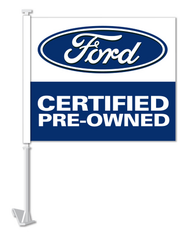 Ford CPO Manufacturer Clip-On Flag (12flags)