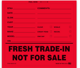 Fresh Trade - In Not for Sale Stickers Red (100)