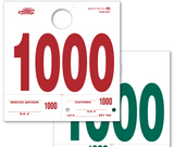 Service Hangtags Dispatch HEAVY DUTY # 3DIGIT AND 4DIGIT