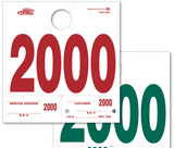 Service Hangtags Dispatch HEAVY DUTY # 3DIGIT AND 4DIGIT
