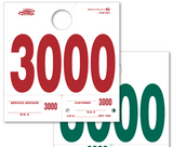 Service Hangtags Dispatch HEAVY DUTY # 3DIGIT AND 4DIGIT