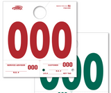 Service Hangtags Dispatch HEAVY DUTY # 3DIGIT AND 4DIGIT
