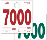 Service Hangtags Dispatch HEAVY DUTY # 3DIGIT AND 4DIGIT