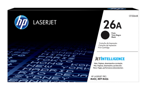 HP 26A Black Original LaserJet Toner Cartridge
