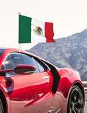 CLIP ON Mexico CAR/TRUCK WINDOW FLAGS (PACK OF 125) $0.99each