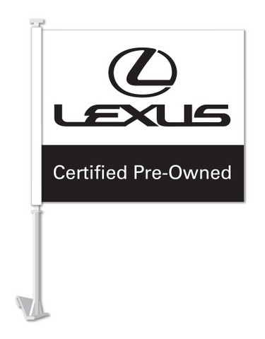 Lexus CPO Manufacturer Clip-On Flag (12flags) (Copy)