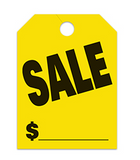 Sale Hangtags for New or Used Car Sales