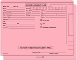 COLOR FILE Deal FOLDERS - Color-Code Secure Document Files Qty 100