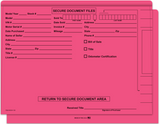 COLOR FILE Deal FOLDERS - Color-Code Secure Document Files Qty 100