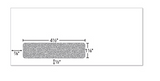 #10 Tinted Window Envelope - Single Window - #10 - 9 1/2" Width x 4 1/8" Length - 24 lb - 1,000 / Box - White (Copy)