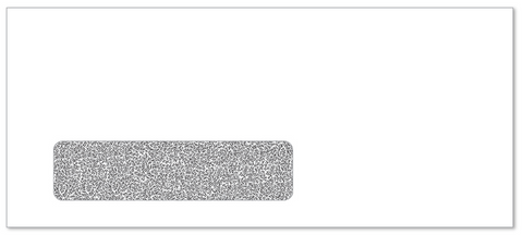 #10 Tinted Window Envelope - Single Window - #10 - 9 1/2" Width x 4 1/8" Length - 24 lb - 1,000 / Box - White (Copy)