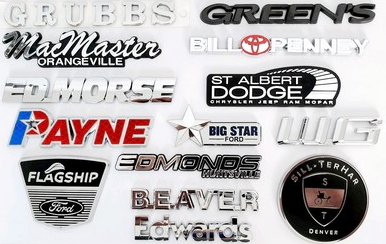 Chrome Plastic Nameplates 3D *$0.79 Each