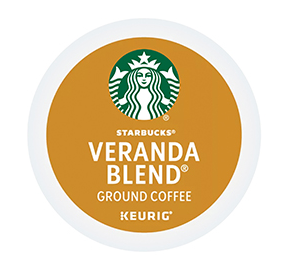 Starbucks Veranda Blend  K-Cup Pods