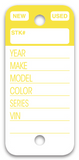 Top Stripe Key Tags Key Tags with 2 Permanent Markers (250)