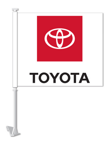 Toyota Manufacturer Clip-On Flag (12flags)