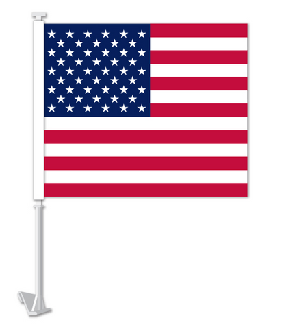 American CAR/TRUCK WINDOW Clip on FLAGS (PACK OF 24) *Sale $1.25 each