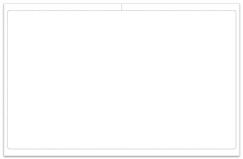 Window Sticker 11" by 17" Blank (100) peel n seal