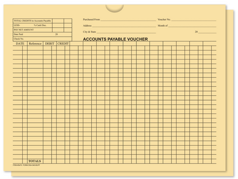 Accounts Payable Voucher Envelopes DSA - 100