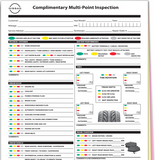 NISSAN MULTI POINT INSPECTION FORM (250)