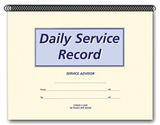 Daily Service Record Books(QTY3) #168-SI - Sisupplies.com