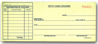 PETTY CASH VOUCHER (1,000) - Sisupplies.com