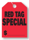 SALES - RED TAG SALE HANGTAGS (50) Si-7505 - Sisupplies.com