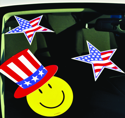 US Flag Star Stickers (12 per pack) #SI446EZ - Sisupplies.com