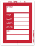 V-T™ Kleer-Back Stock Sticker